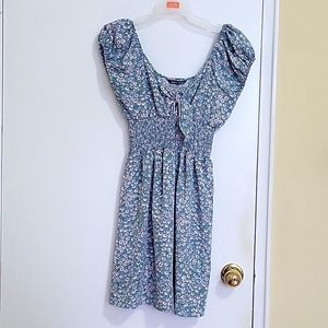 SHEIN Front-tie dress